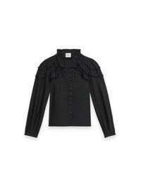 Bluse Christa – Rüschen-Details