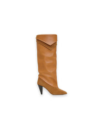 Lezra Stiefel – Edler Materialmix aus Glattleder & Veloursleder