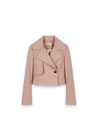 Jacke - Soft Suede Cropped Blazer