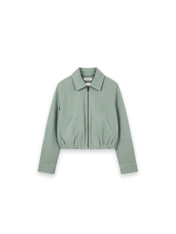 Lederjacke - Soft Suede Zip Jacket