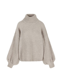 Naomi – Strickpullover mit Stehkragen 