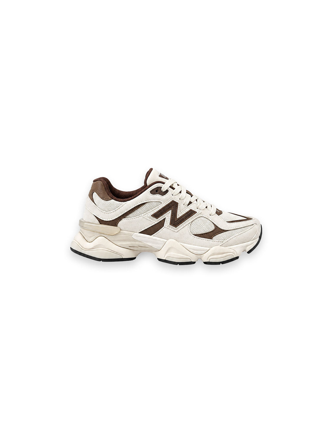 Sneaker mit Veloursleder und kontrastierenden Mesh Details