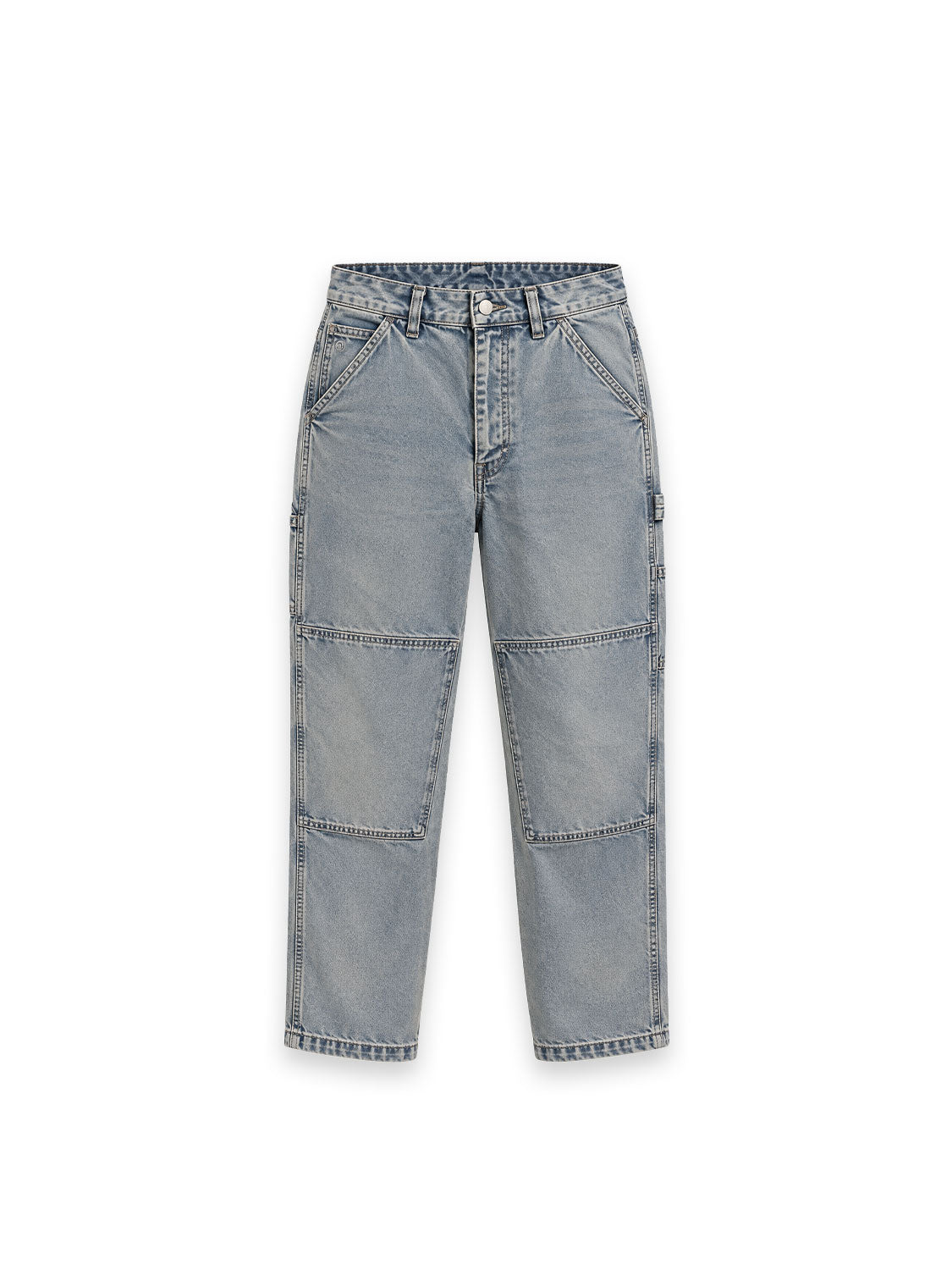 Workwear Hose – markante Knie-Patches mit Vintage-Waschung