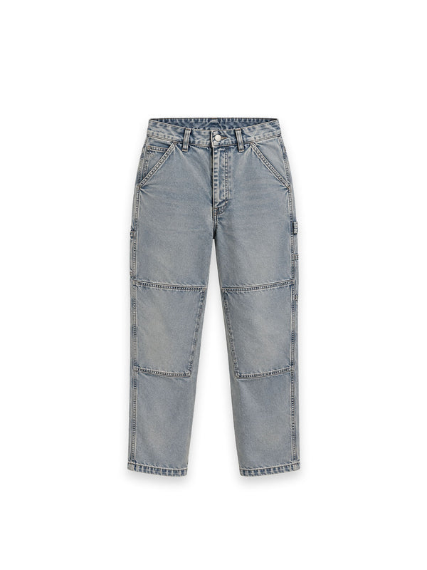 Workwear Hose – markante Knie-Patches mit Vintage-Waschung