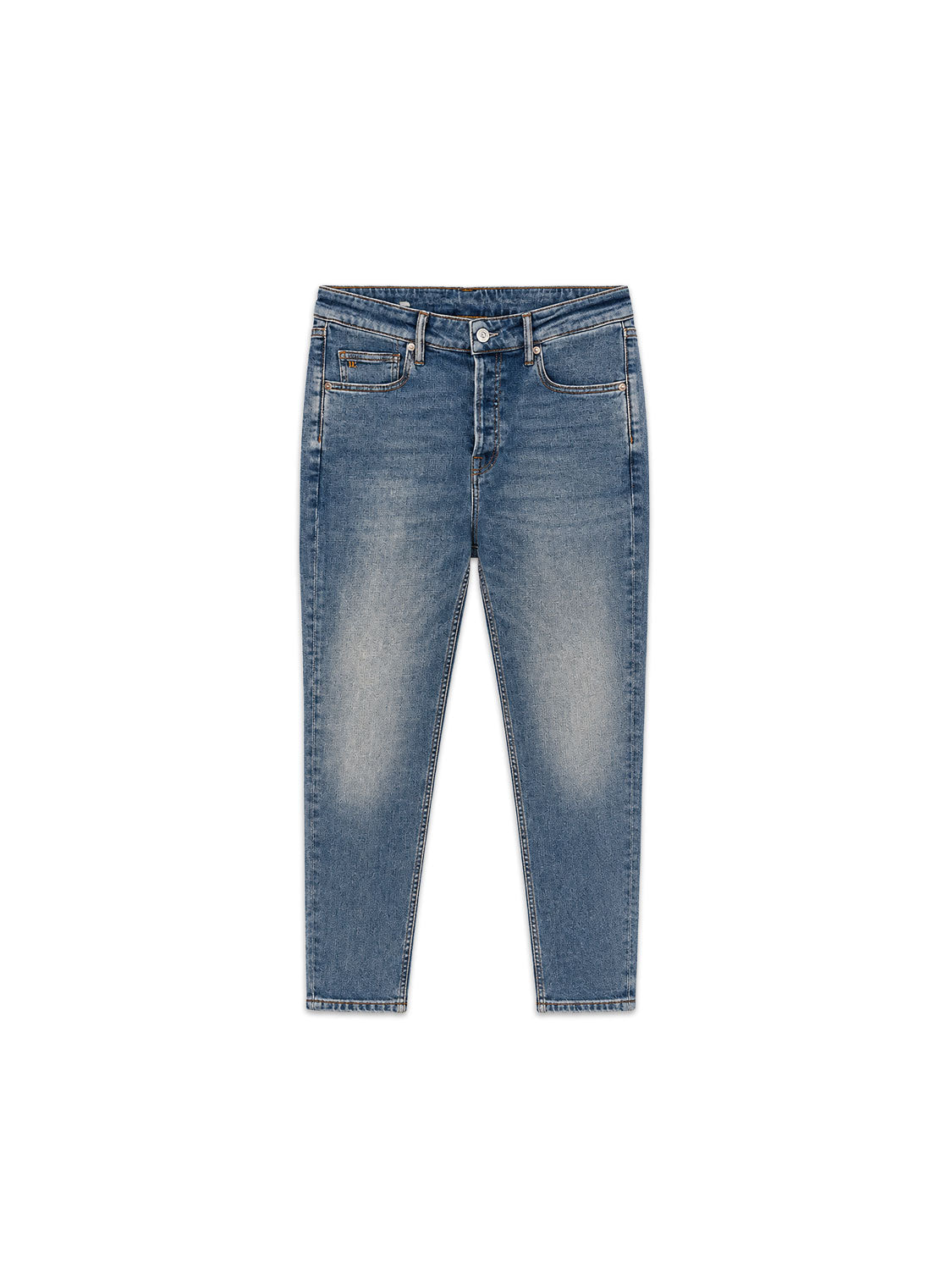 Jeans mit authentischer Waschung