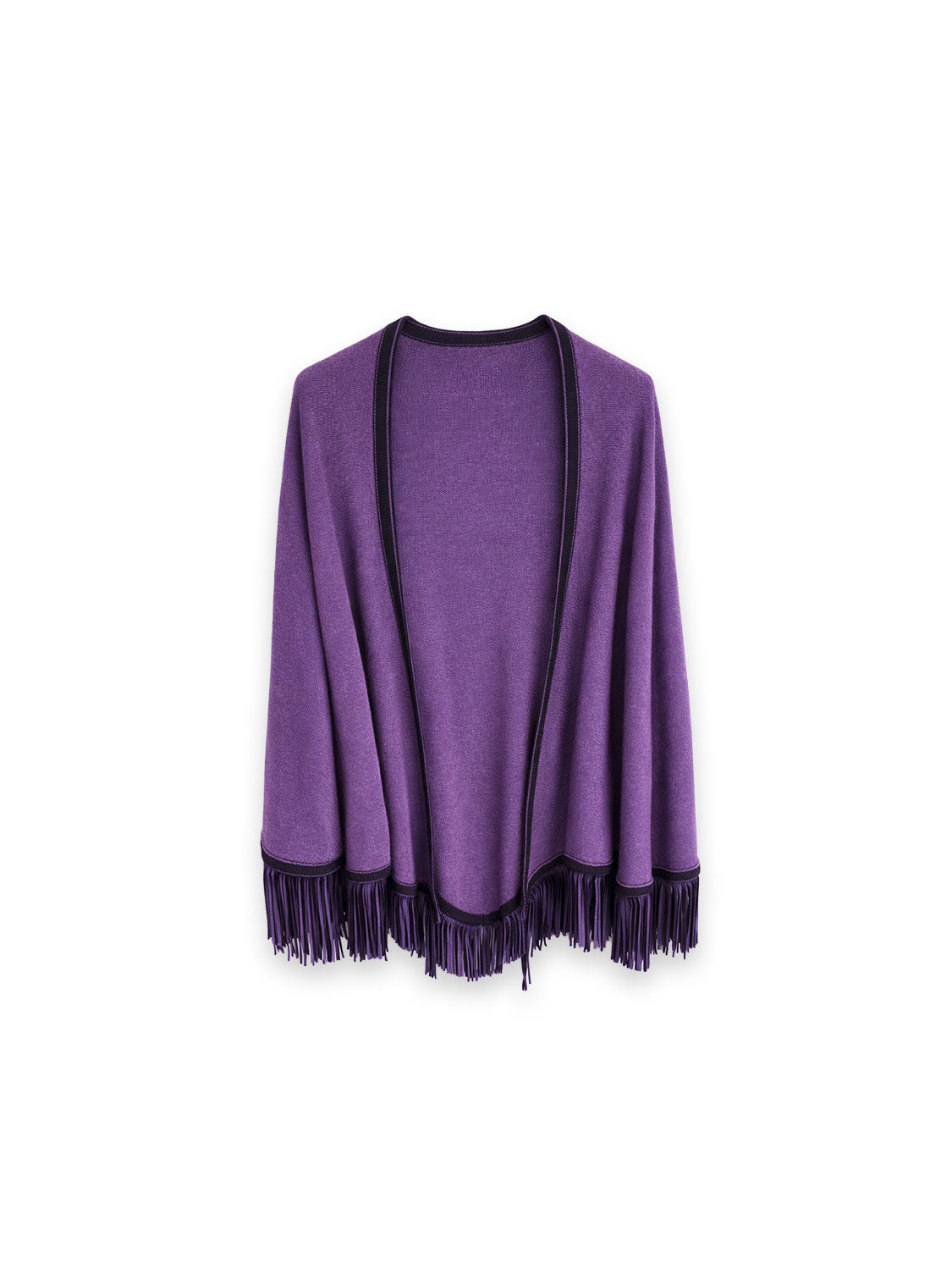 Triangolo - Dreieckiges Cape mit Fransen