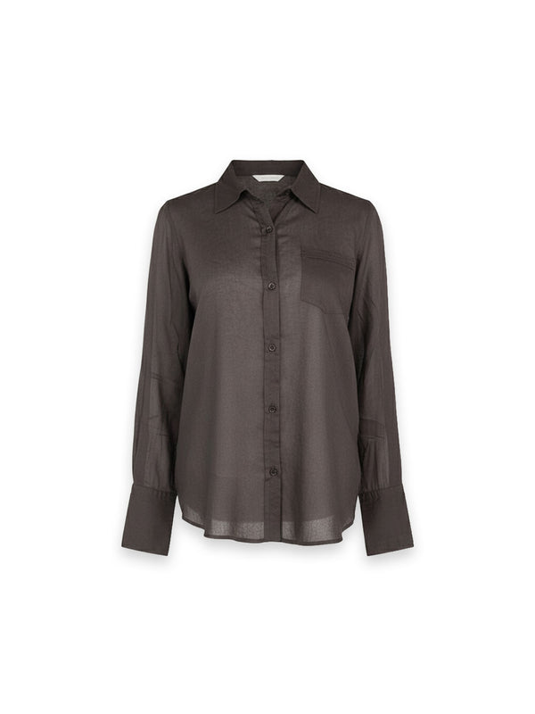 Bluse mit Brusttasche 