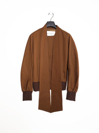 Bomberjacke mit Schal 