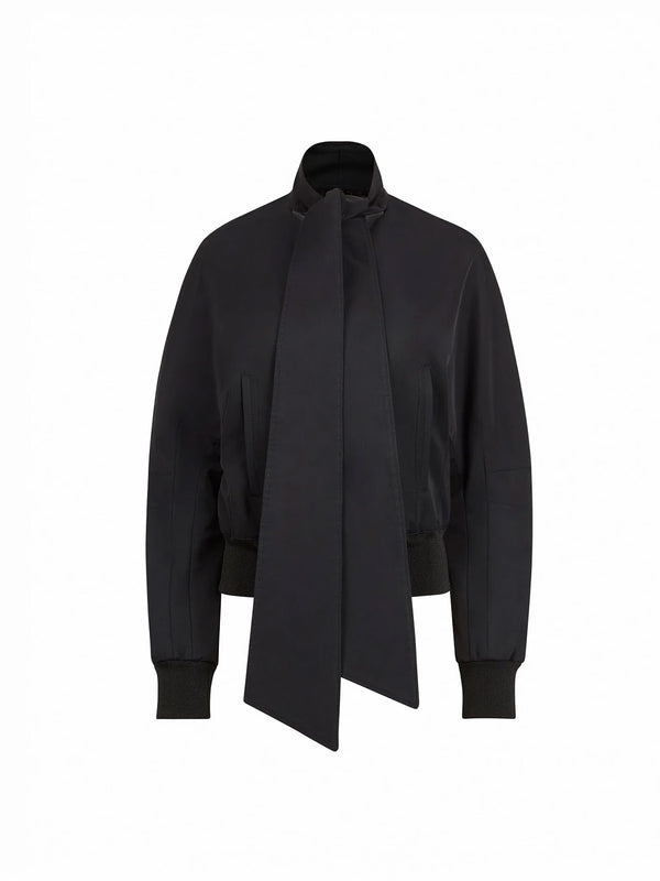 Bomberjacke mit Schal 