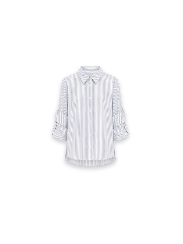 Bluse mit Nadelstreifen