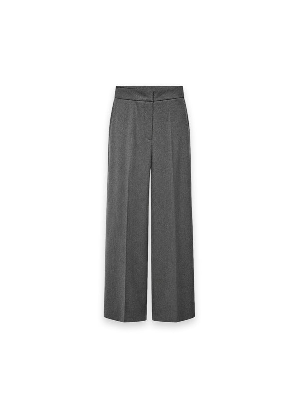 Hose mit weitem Bein und eleganter Bügelfalte