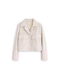 Blazer mit feinen Nadelstreifen