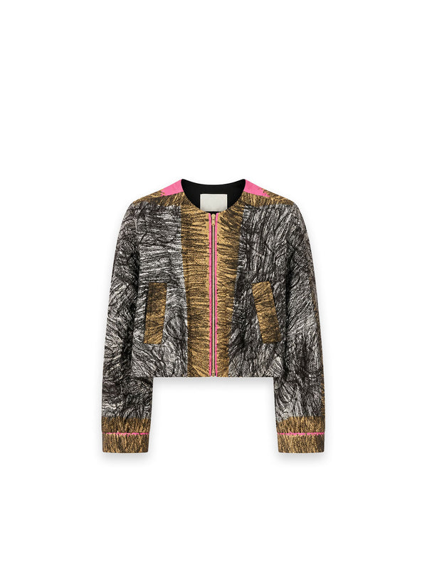 Kurze Printjacke