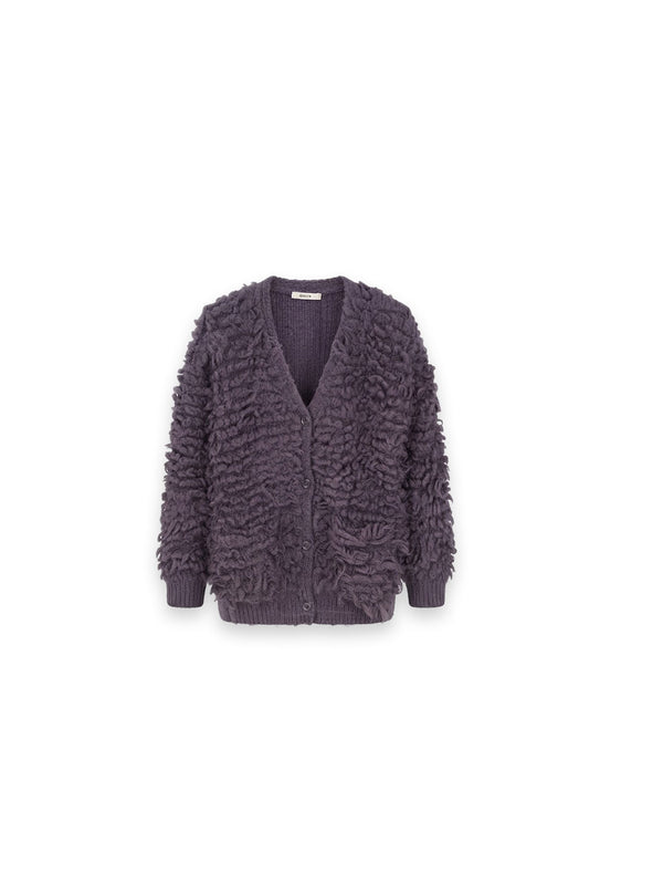 Strickjacke mit Strukturdesign