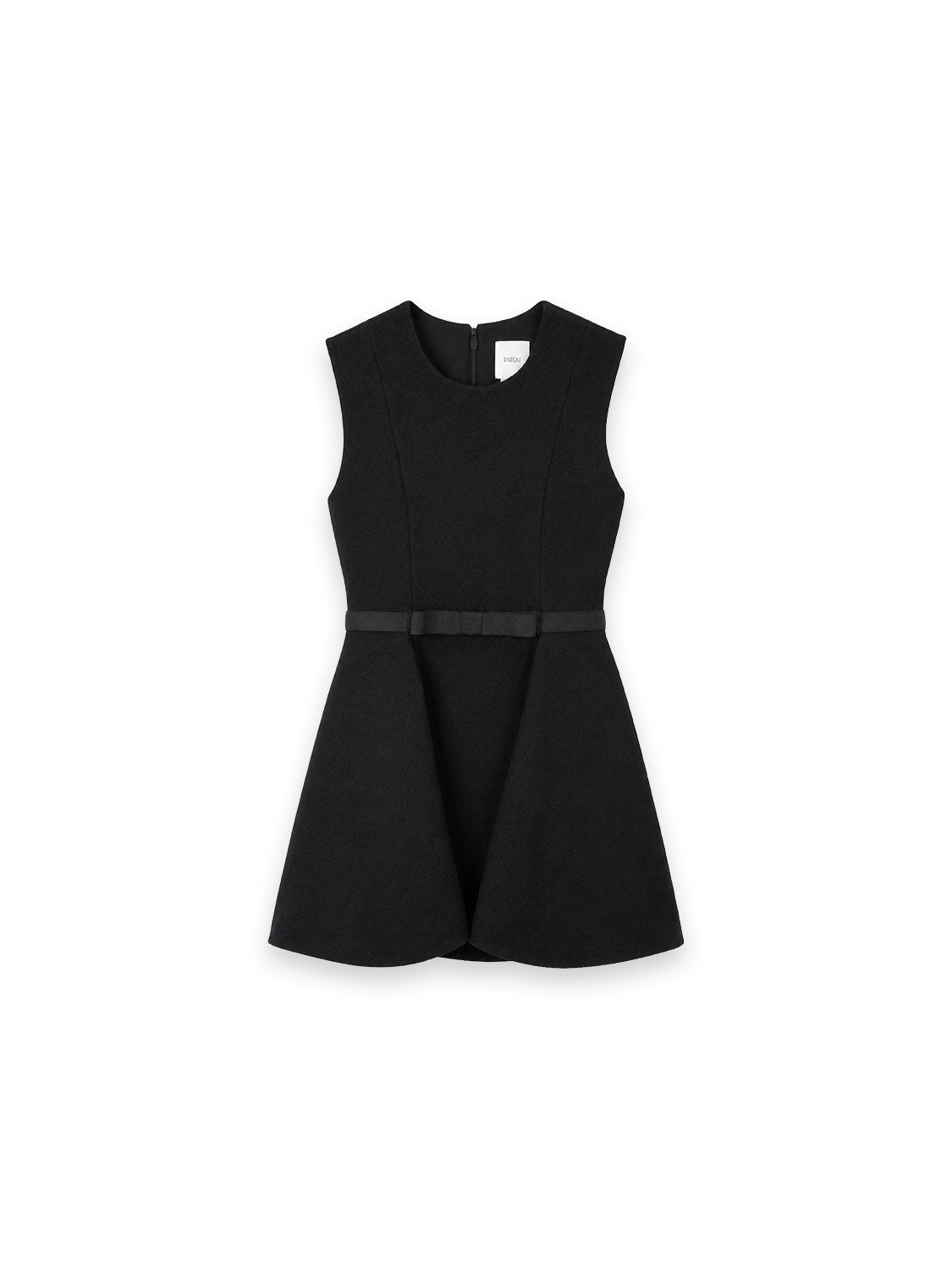 Handkerchief Bow Midi Kleid mit Zierschleife