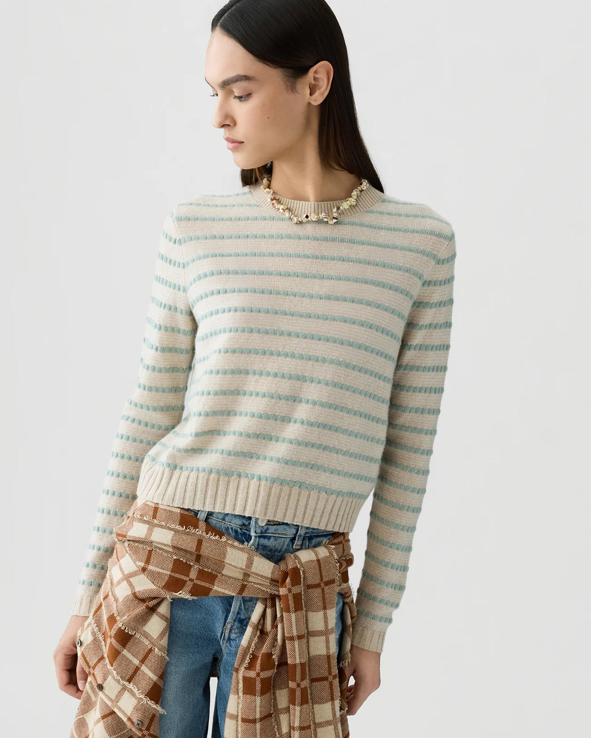 Pebble - Gestreifter Pullover