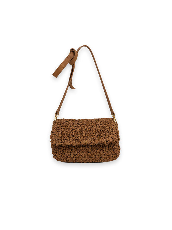 Bolso Mini Handtasche – Geflochtene Struktur mit edlen Metall-Details