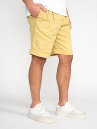 Shorts aus Leinen-Baumwoll-Mix