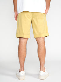 Shorts aus Leinen-Baumwoll-Mix