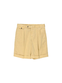 Shorts aus Leinen-Baumwoll-Mix