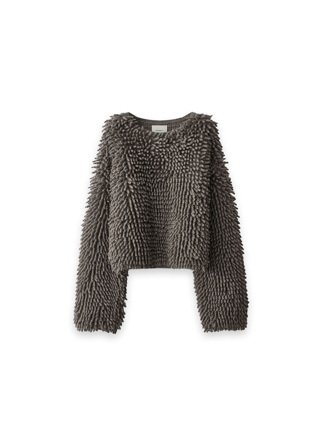 Mille Cashmere Sweater mit Fransen – Truffle