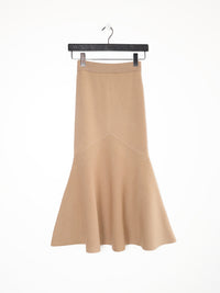 Knitted Midi – Midirock aus Merinowolle