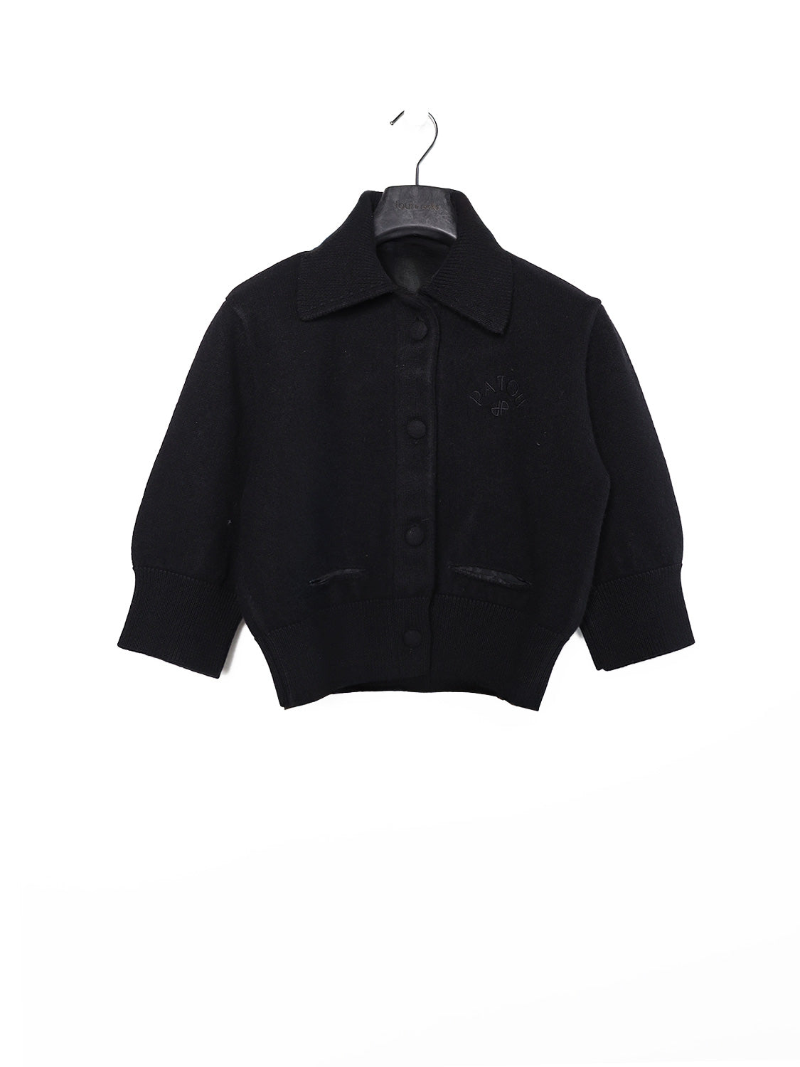 Kurze Strickjacke aus Merinowolle