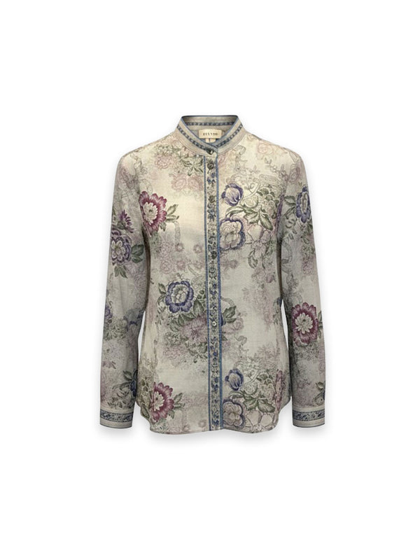 Long Sleeve - Bluse mit floralem Print