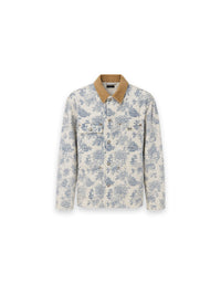 Chore Jacke mit floralem Allover-Print