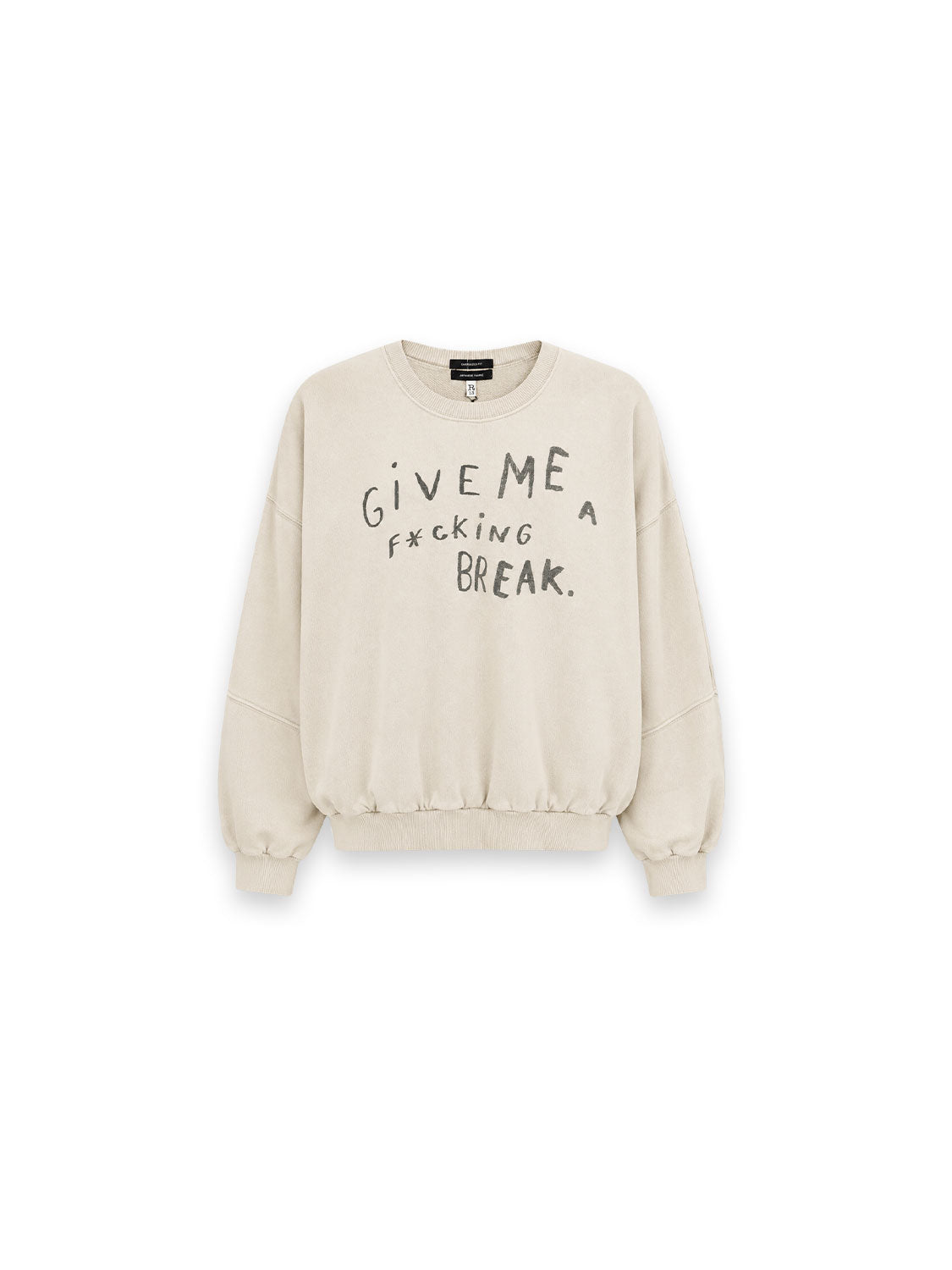 Give Me Pullover – Markanter Statement-Print