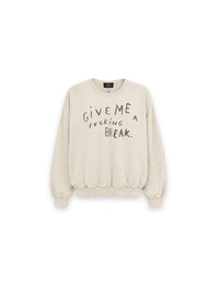 Give Me Pullover – Markanter Statement-Print