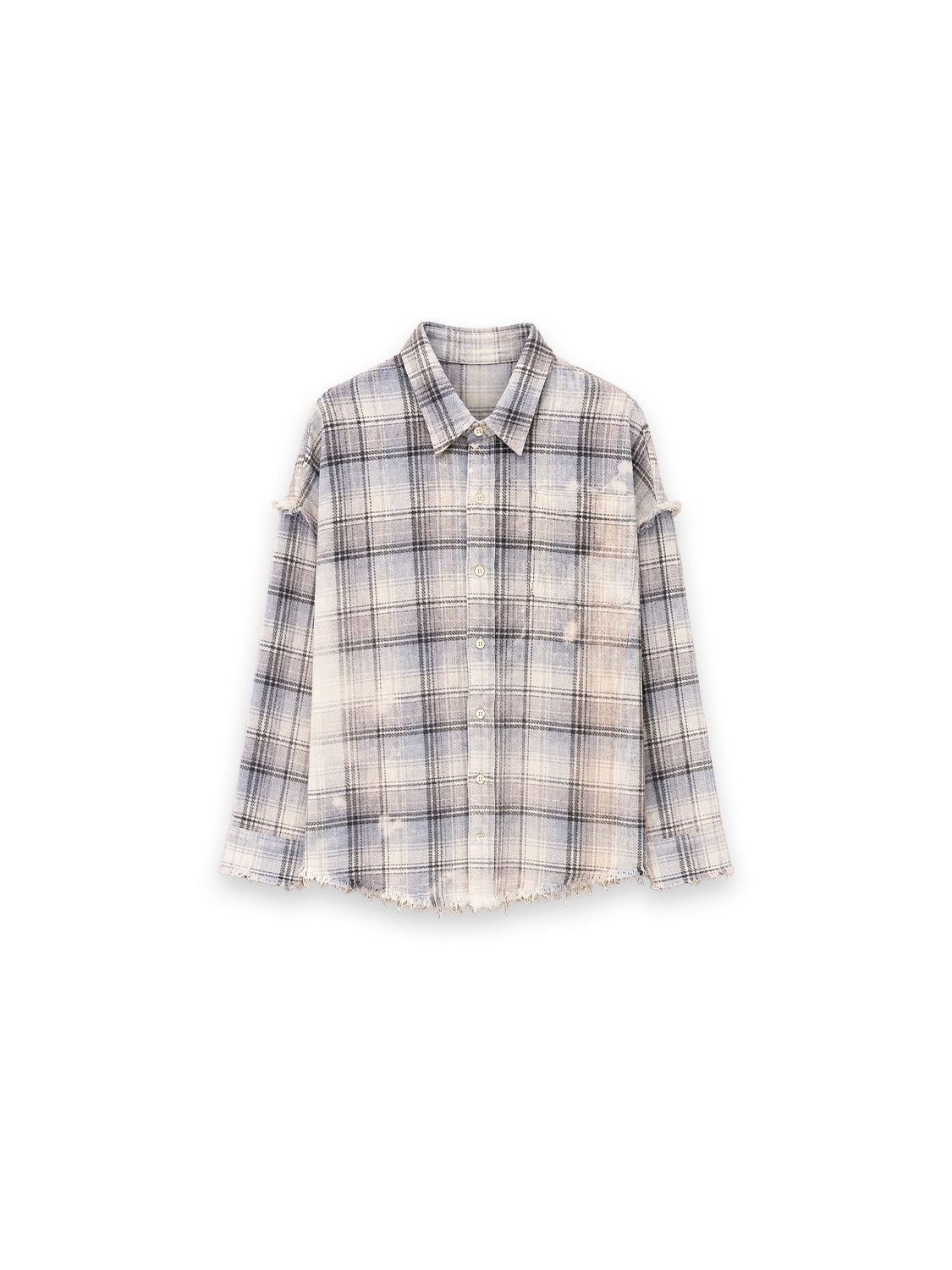 Seam Drop Neck Hemd – Casual Utility-Look