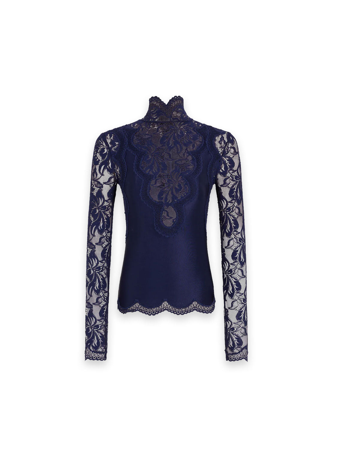 Pullover mit Spitzendetails