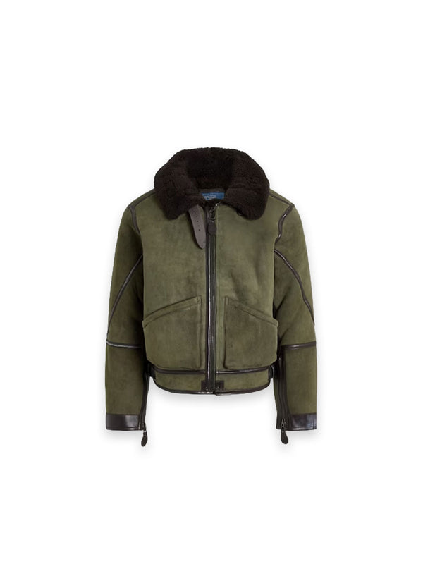 Skins Flight Jacke mit Teddykragen