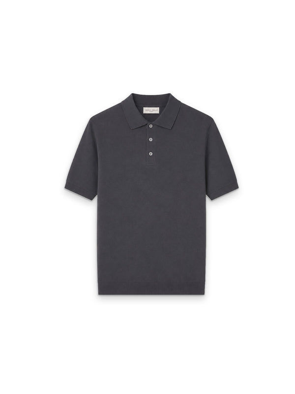 Polo MC T-Shirt – Strick-Polo aus feiner Seide