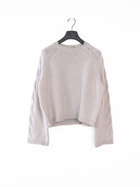 Girocollo Treccia – Verkürzter Pullover