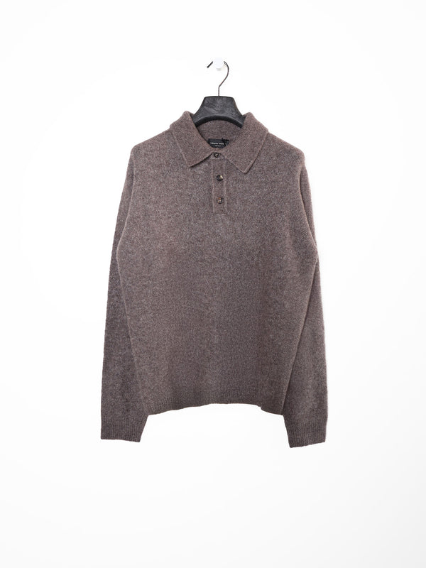 Knit LS Polo – Langärmeliges Poloshirt