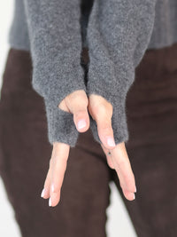 Strickjacke aus Cashmere-Seiden-Mix