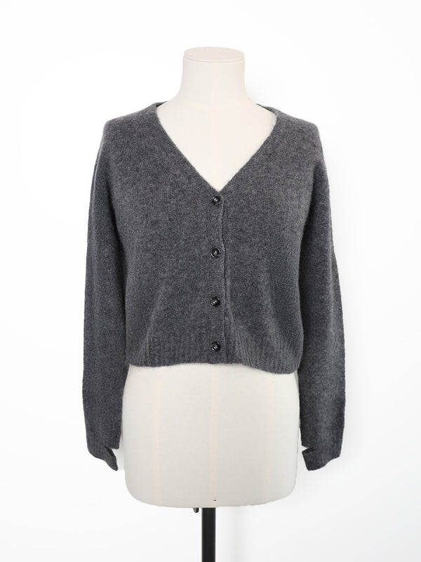 Strickjacke aus Cashmere-Seiden-Mix