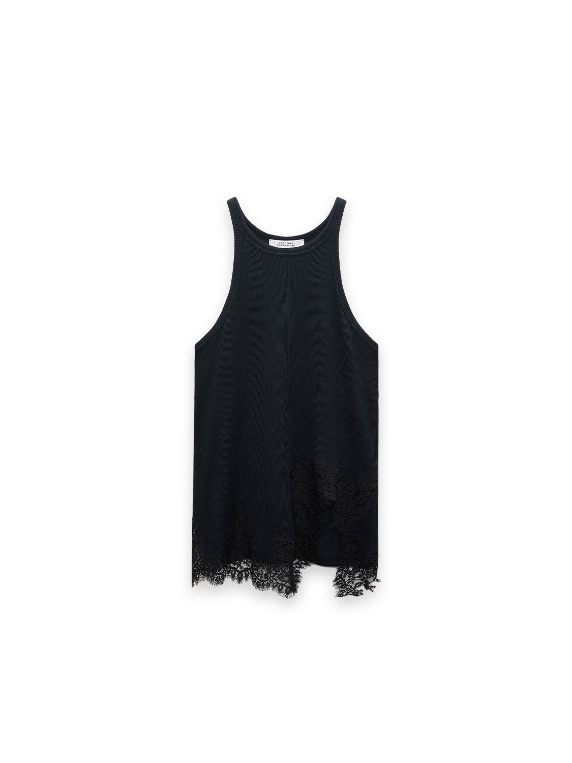 Pure Top – Eleganter Spitzenbesatz