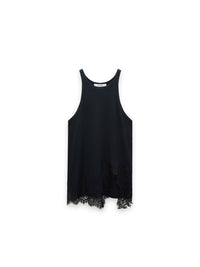 Pure Top – Eleganter Spitzenbesatz