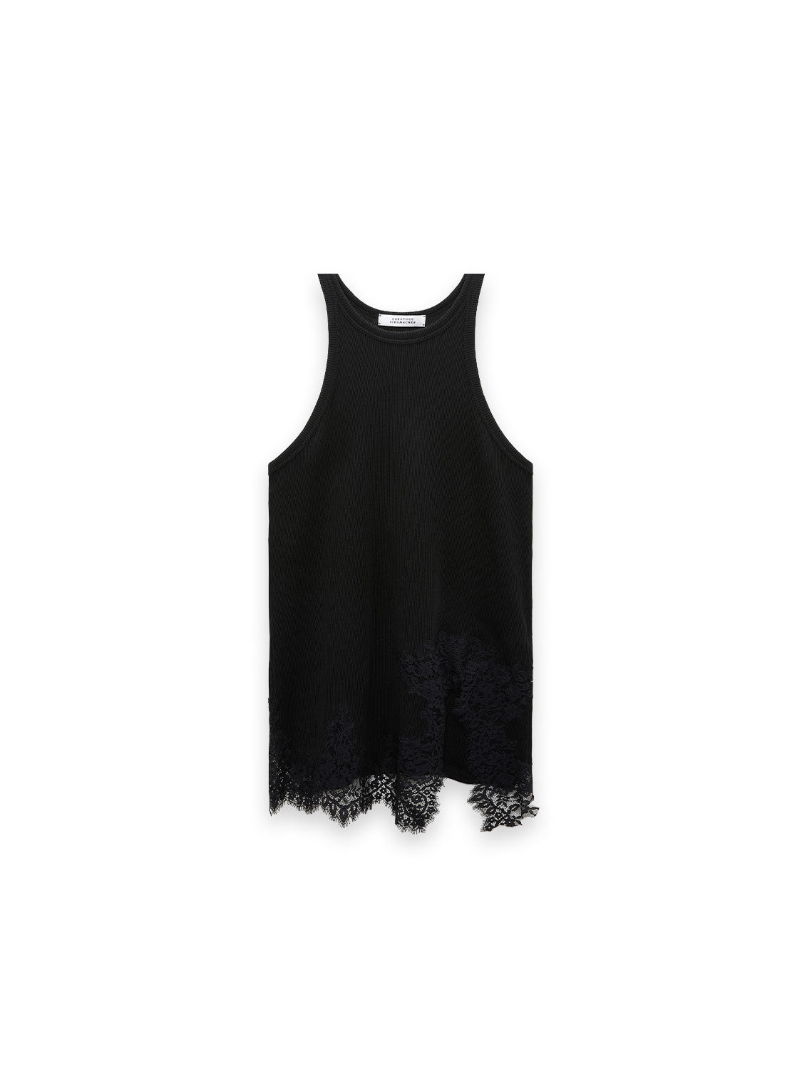 Pure Top – Eleganter Spitzenbesatz