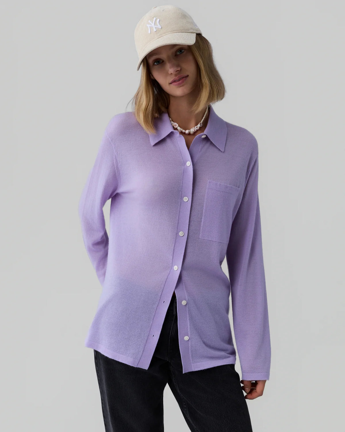 Showtime- Strickhemd aus Cashmere