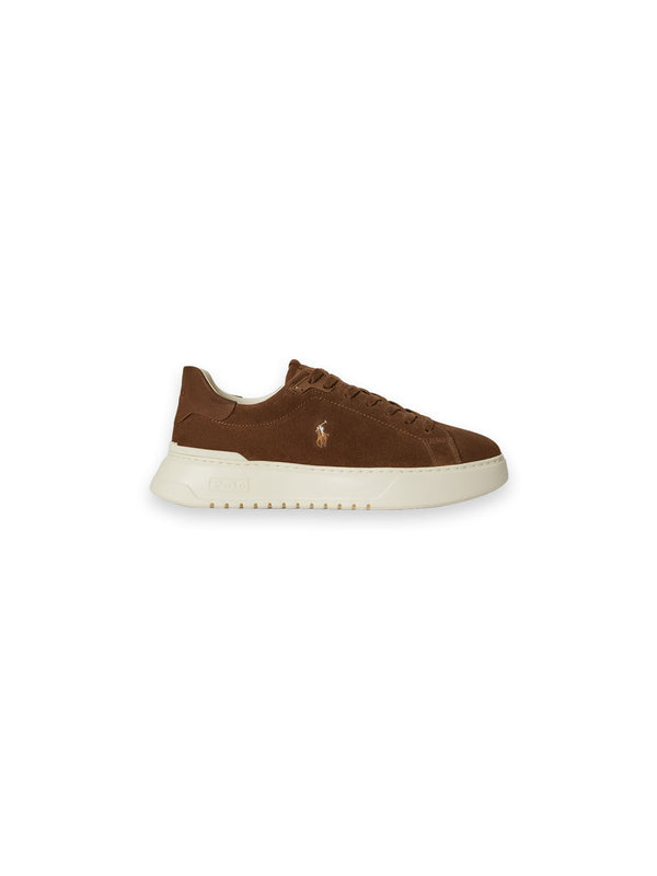 RLite Court Suede Sneaker in Brown
