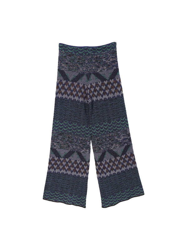 Pailletten Straight Leg Hose