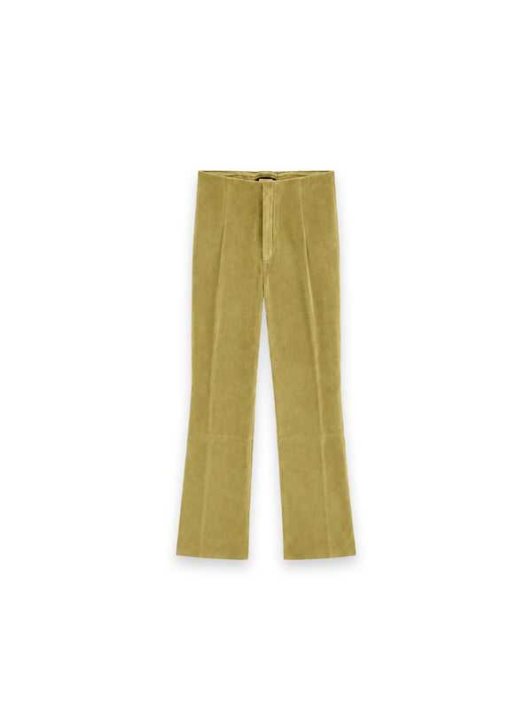 Cordhose mit ausgestelltem Bein