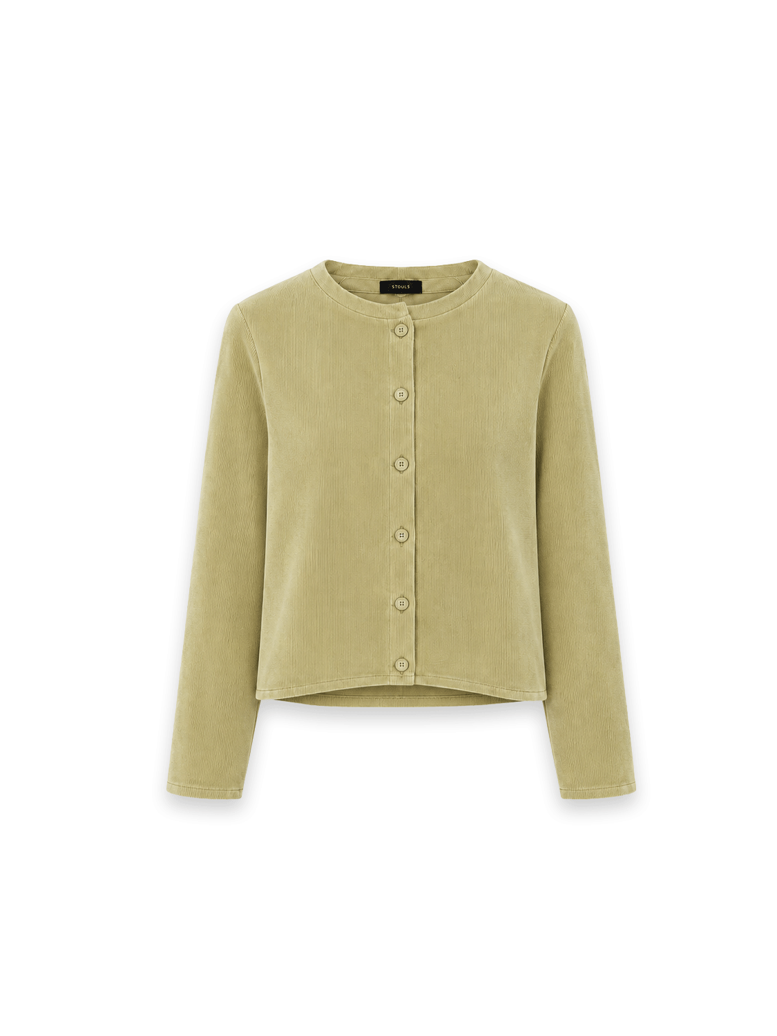 Jacke mit verdeckter Knopfleiste