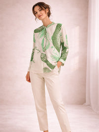 Mitra Bluse mit Print