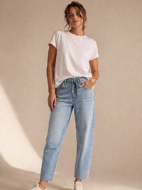 The Off Duty – Denim Jeans mit Kordelzug