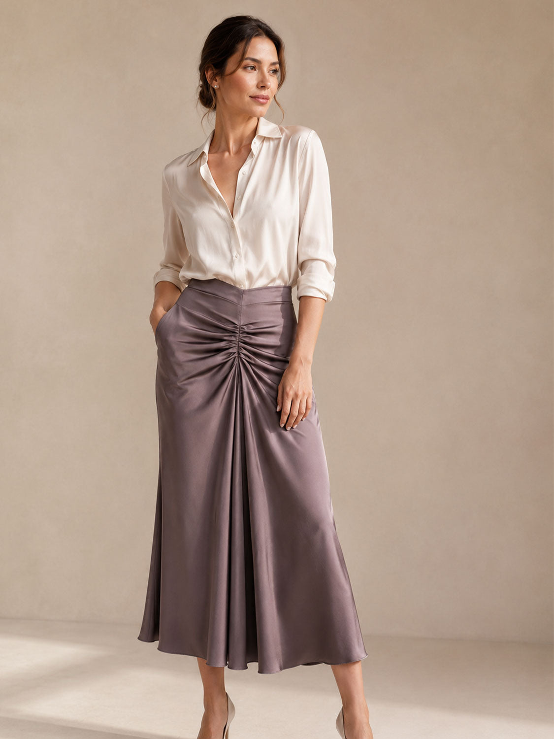 Bela Rock – Elegant Gathered Detail